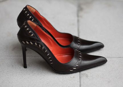 Туфли коричневые Alberto Guardiani