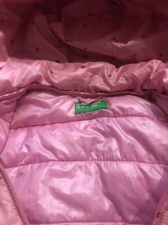Куртка benetton для девочки 120 см