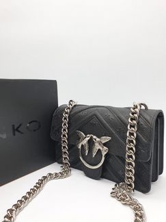 Сумка pinko в серебре