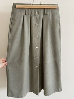 Юбка из экокожи