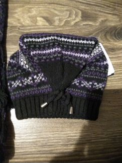 Шапка+шарф комплект новый Ferz