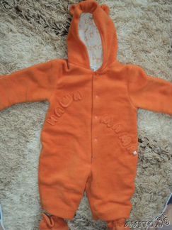 Флисовый комбинезон-мешок 74