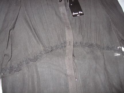 Роскошная шелковая блуза Serena Key Франция, новая