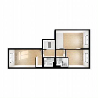 2-к квартира, 72.5 м², 6/17 эт.