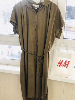 Платье hm из леоцелла