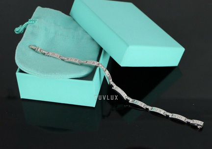Золотой браслет Tiffany с бриллиантами 1 ct
