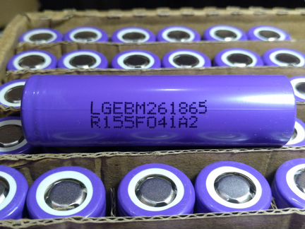 Li-ion аккумулятор 18650 LG 2600mAh 3,6V