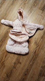 Куртка-конверт для девочки 0-3 мес