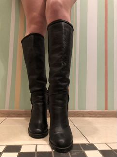 Кожаные зимние итальянские сапоги essere