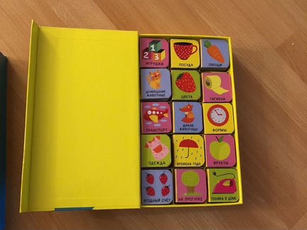 Книжки кубики Clever