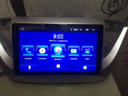 Штатная магнитола Hyundai Solaris 2 Android 8.1