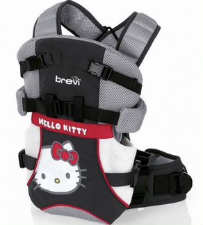 Анатомический эргорюкзак-кенгуру brevi hello kitty