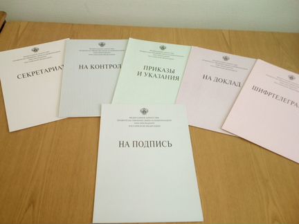 Папки фапси для доклада документов А-4 Раритет Ист