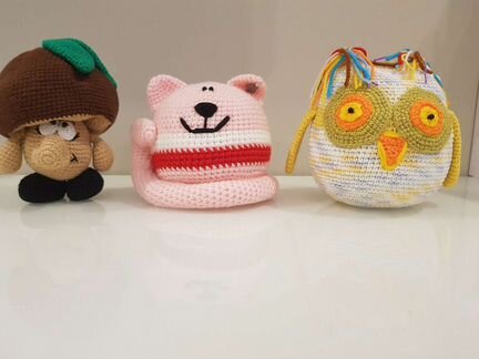Игрушки мягкие ручной работы