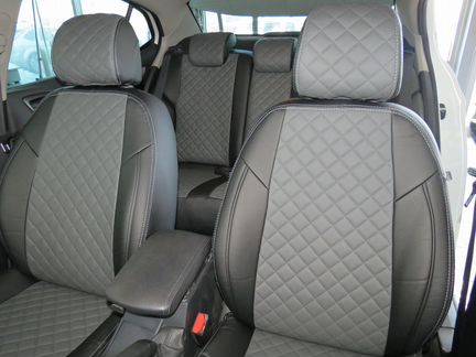 Модельные чехлы Ситроен С4 из экокожи