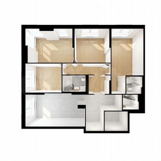 4-к квартира, 120.6 м², 24/24 эт.