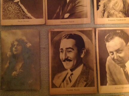 Открытки с актерами кино России 30 х прошлого века