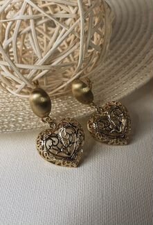 Серьги сердце