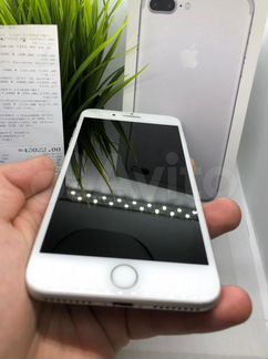 iPhone 7 Plus Silver 32gb Идеал Ростест, Чек