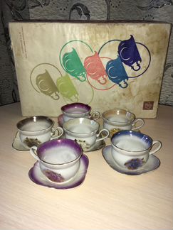 Набор Чайных пар(Коростень) СССР