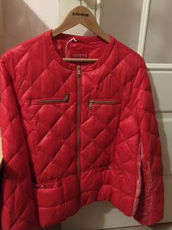Тонкий пуховик guess оригинал р 54-56
