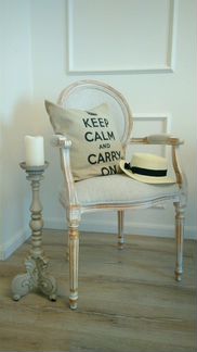 Стул Louis (кресло) с подлокотниками. Прованс