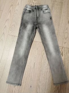 Утепленные джинсы д/м 140 в идеале