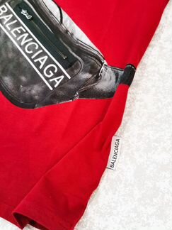 Футболка balenciaga с молнией