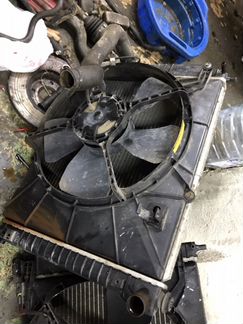 Диффузор вентилятор охлаждения двс 1.2 Шевроле Аве