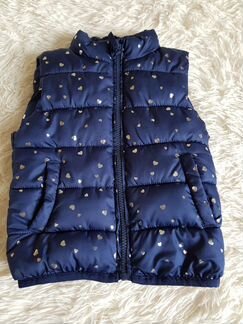 Жилет тёплый для девочки р. 86-92