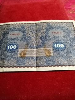 Банкнота 100 польских марек, 1919