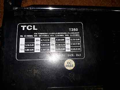 Радиоприемник tcl t280 схема