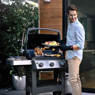 Газовый гриль Weber Spirit II E-310 GBS черный