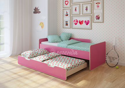 Новая Двухъярусная выкатная кровать 