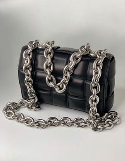 Сумка Bottega Veneta Chain Cassette черный