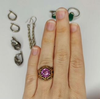 Кольца серебро 875 925