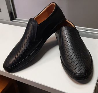 Туфли-Слипоны летние мужские quattro comforto
