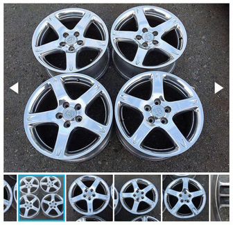 Литые диски R17 Хром Lexus GS/Aristo Toyota Camry