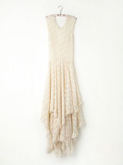 Free People платье кружевное