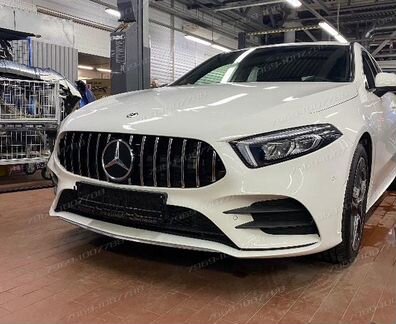 Решетка радиатора Mercedes W177 GT A-Сlass Новая