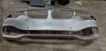Bmw f32 бампер передний серый