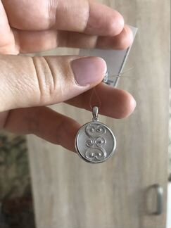 Подвеска серебро перламутр новая