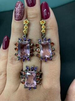 Комплект с цирконами