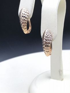 Золотые серьги 585 пробы РФ