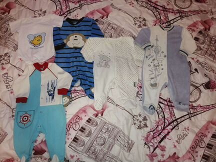 Большой пакет детских вещей, игрушка в подарок