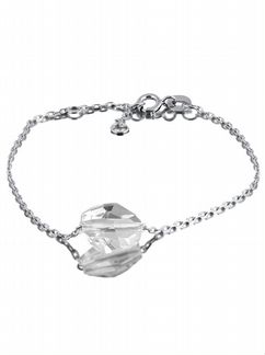 Серебряный браслет с кристаллом Swarovski