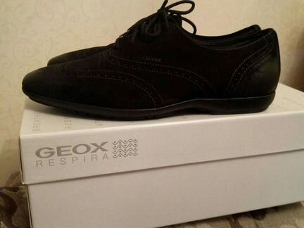 Geox туфли из натурального нубука