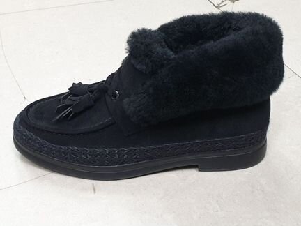 Меховые полуботиночки