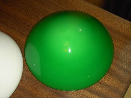 Зеленый. Белый. Плафоны для настольных ламп. ориги