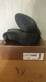 Сапоги кожаные демисезонные